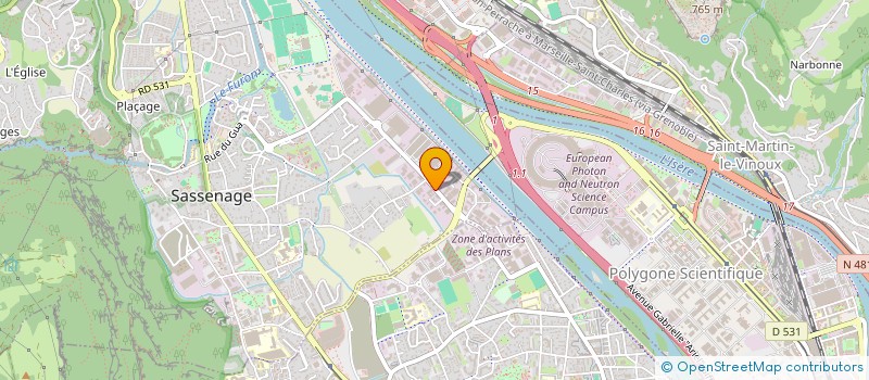 localisation de l'entreprise SCI LA FURIEUSE  SASSENAGE