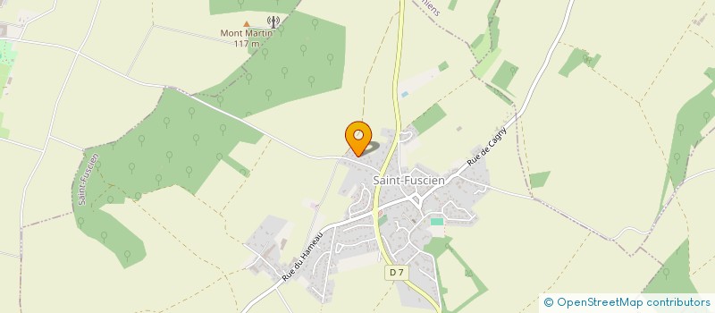 localisation de l'entreprise SCI LA FUSCINOISE à SAINT-FUSCIEN