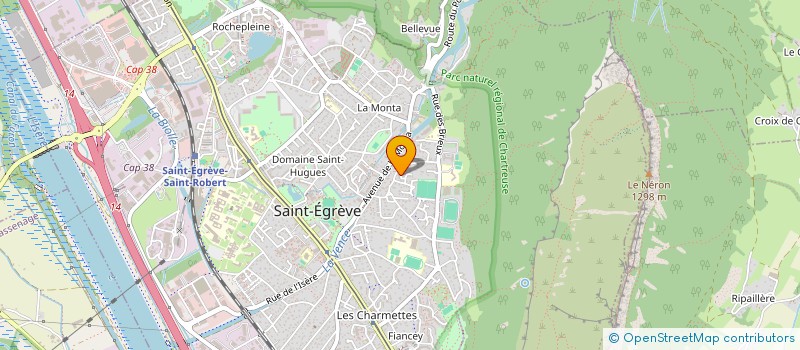 localisation de l'entreprise SCI LA FUSTE DE MONTAUD  SAINT-EGREVE