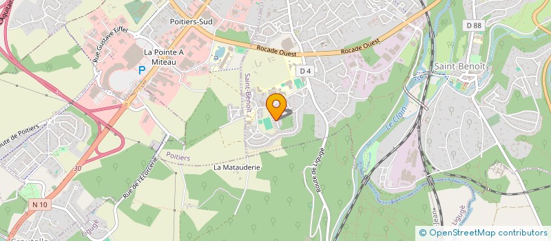 localisation de l'entreprise SCI LA FUTAIE à SAINT-BENOIT