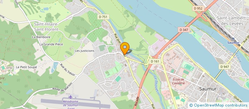 localisation de l'entreprise SCI LA GABARE  SAUMUR