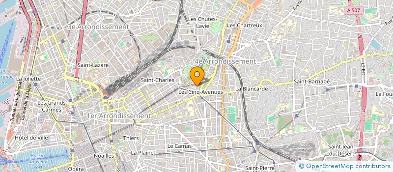 localisation de l'entreprise SCI LA GABARRE à MARSEILLE