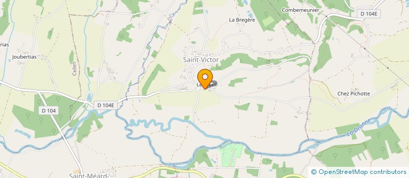 localisation de l'entreprise SCI LA GABARRE  BUSSAC