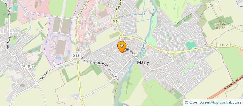 localisation de l'entreprise SCI LA GABELLE à MARLY