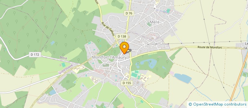 localisation de l'entreprise SCI LA GABELLE  MONTFORT-L'AMAURY