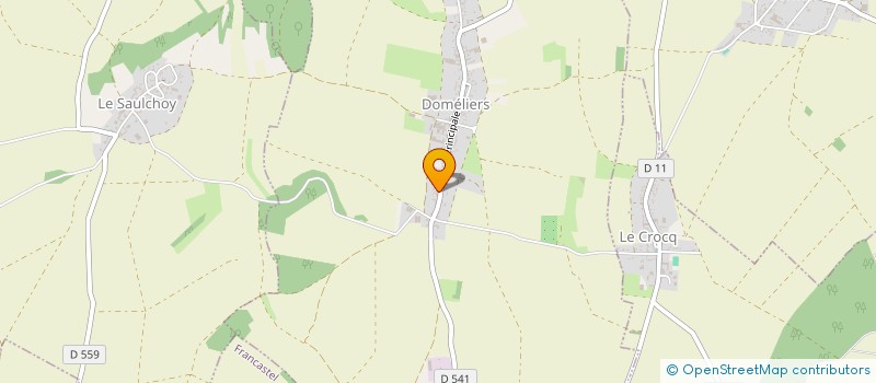 localisation de l'entreprise SCI LA GABIANAISE  CATHEUX