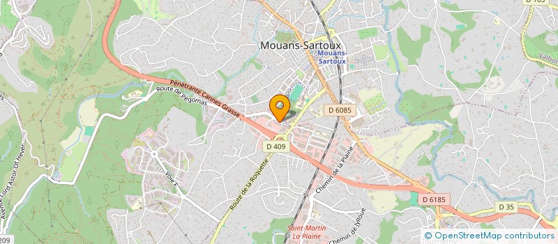 localisation de l'entreprise SCI LA GABINIERE à MOUANS-SARTOUX