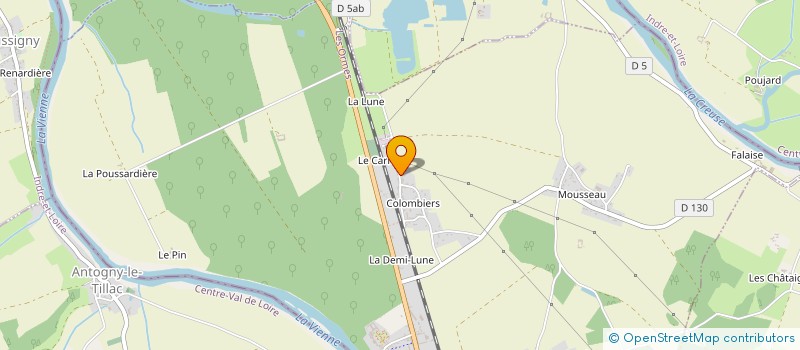 localisation de l'entreprise SCI LA GABITONNE  LES ORMES