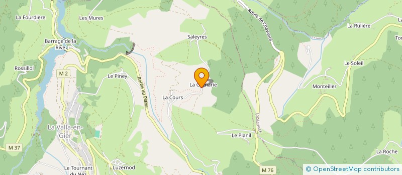 localisation de l'entreprise SCI LA GADRILLE  LA VALLA-EN-GIER