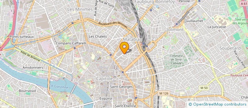localisation de l'entreprise SCI LA GAIETE  TOULOUSE
