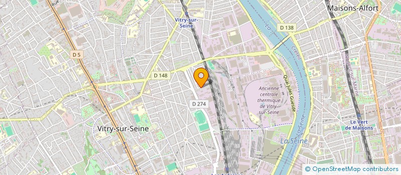 localisation de l'entreprise SCI LA GAIETE  VITRY-SUR-SEINE