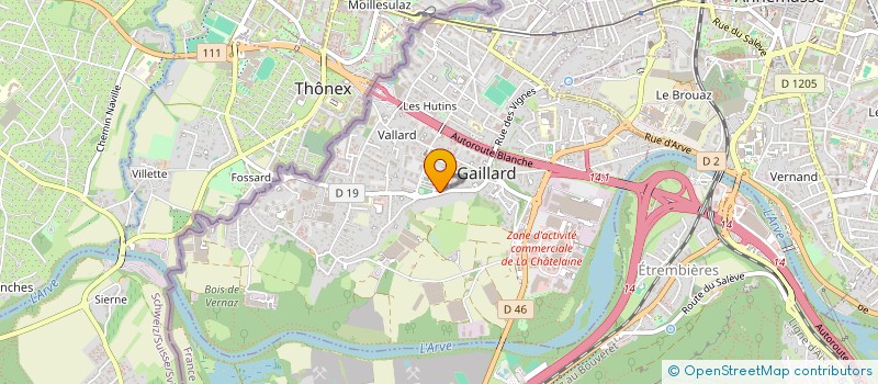 localisation de l'entreprise SCI LA GAILLARDE à GAILLARD
