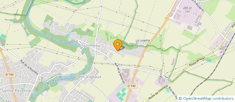 localisation de l'entreprise SCI LA GAILLARDERIE  NIORT