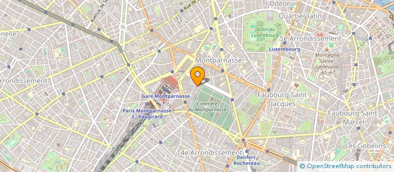 localisation de l'entreprise SCI LA GAITE  PARIS