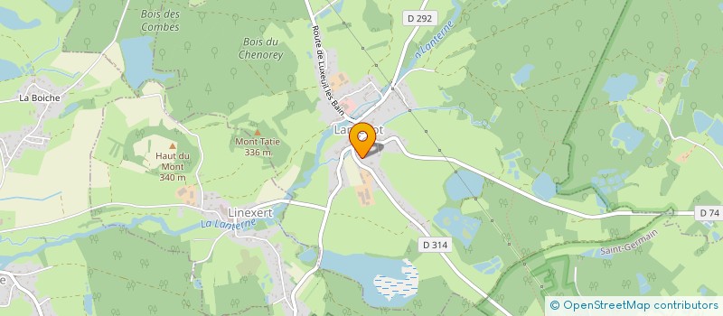 localisation de l'entreprise SCI LA GAJURE  LANTENOT