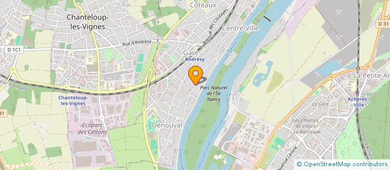 localisation de l'entreprise SCI LA GALADE  ANDRESY