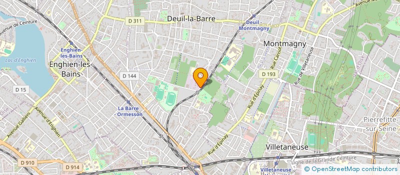 localisation de l'entreprise SCI LA GALADINE  DEUIL-LA-BARRE