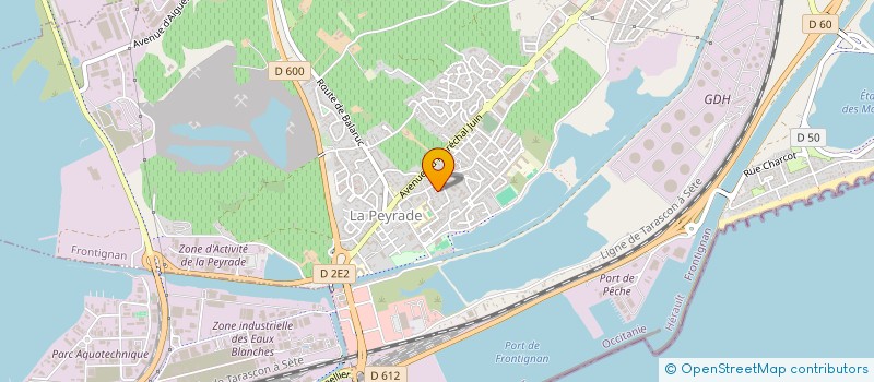 localisation de l'entreprise SCI LA GALANDETTE à FRONTIGNAN