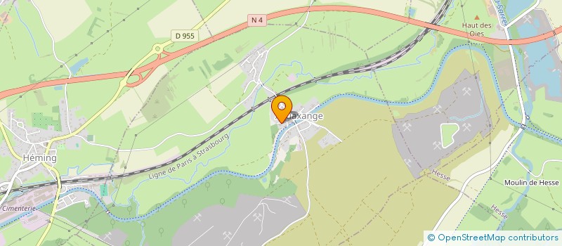 localisation de l'entreprise SCI LA GALERIE  XOUAXANGE