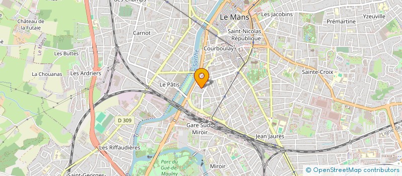 localisation de l'entreprise SCI LA GALERIE  LE MANS