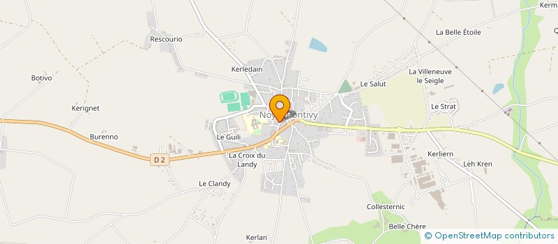 localisation de l'entreprise SCI LA GALERNE  NOYAL-PONTIVY