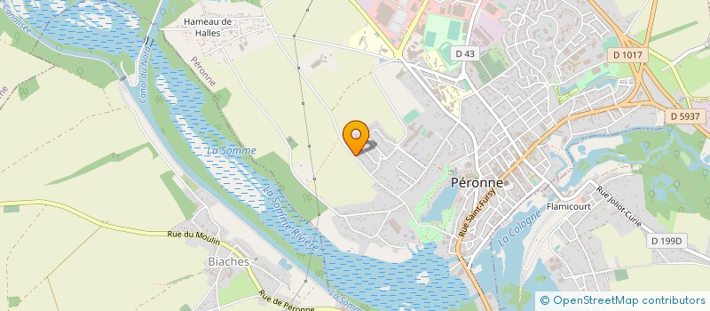 localisation de l'entreprise SCI LA GALETTE à PERONNE