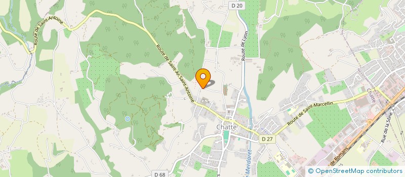 localisation de l'entreprise SCI LA GALICIERE  CHATTE