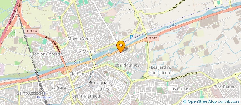 localisation de l'entreprise SCI LA GALINE  PERPIGNAN