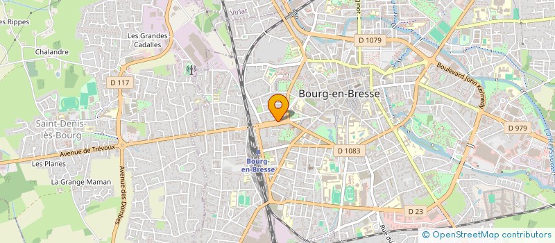 localisation de l'entreprise SCI LA GALINETTE à BOURG-EN-BRESSE