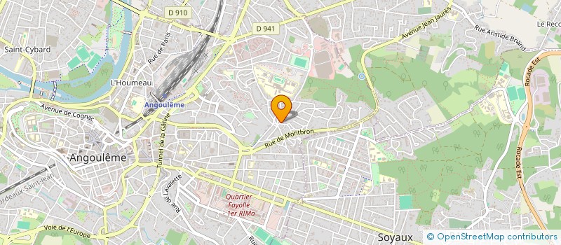 localisation de l'entreprise SCI LA GALIOTTE à ANGOULEME