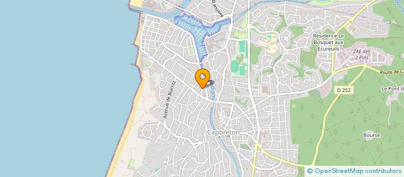 localisation de l'entreprise SCI LA GALIOTTE à CAPBRETON