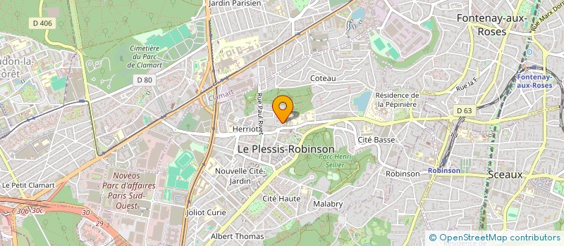 localisation de l'entreprise SCI LA GALLOINE à LE PLESSIS-ROBINSON