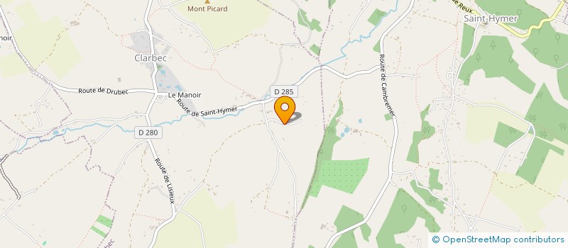 localisation de l'entreprise SCI LA GALOCHE  CLARBEC