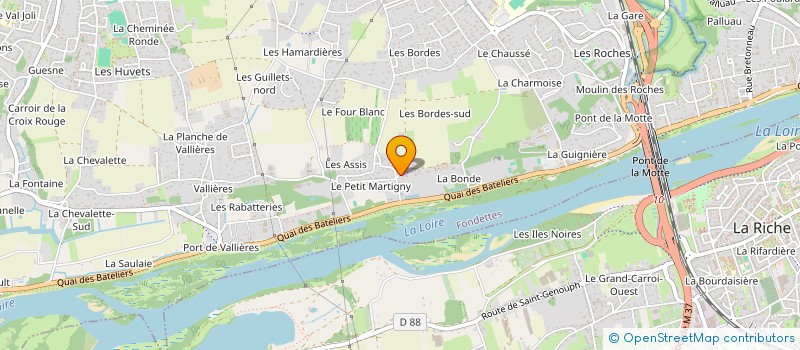 localisation de l'entreprise SCI LA GALOCHERIE à FONDETTES