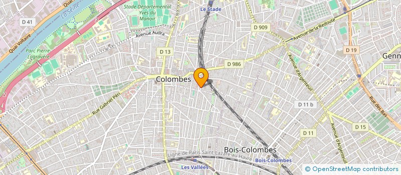localisation de l'entreprise SCI LA GAMBADE à COLOMBES