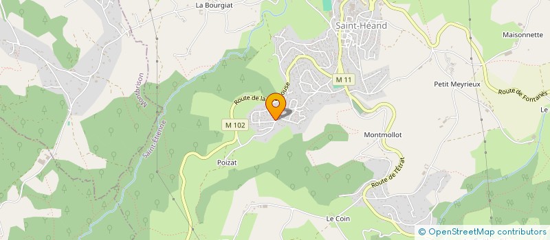 localisation de l'entreprise SCI LA GAMINE  SAINT-HEAND