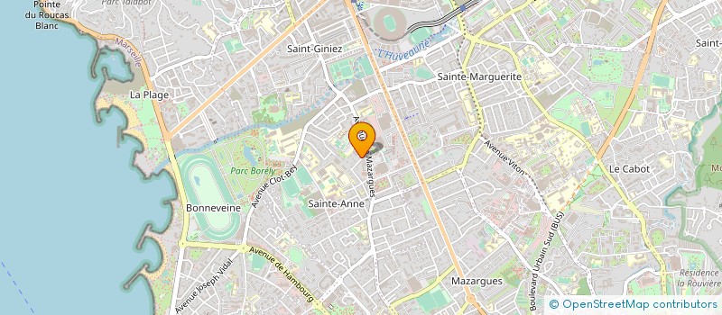localisation de l'entreprise SCI LA GANANCE à MARSEILLE