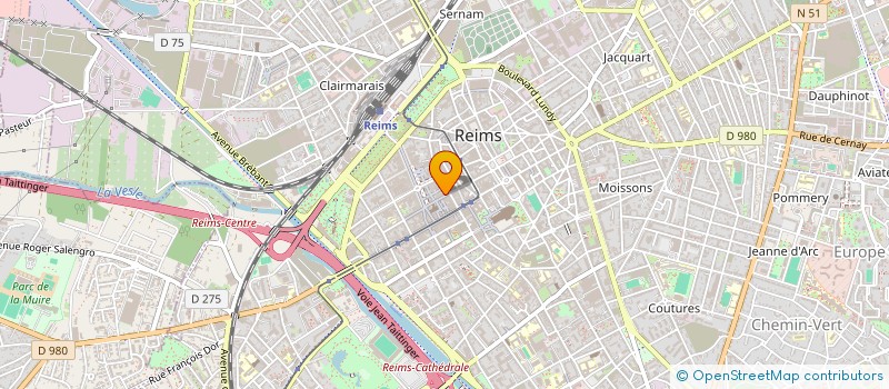 localisation de l'entreprise SCI LA GANANCE INVESTISSEMENTS  REIMS