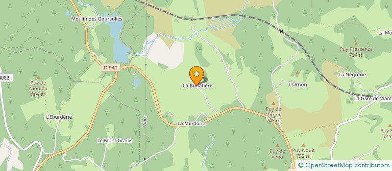 localisation de l'entreprise SCI LA GANE DE LA BUFFATIERE  VIAM