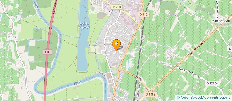 localisation de l'entreprise SCI LA GANNE  LIBOURNE