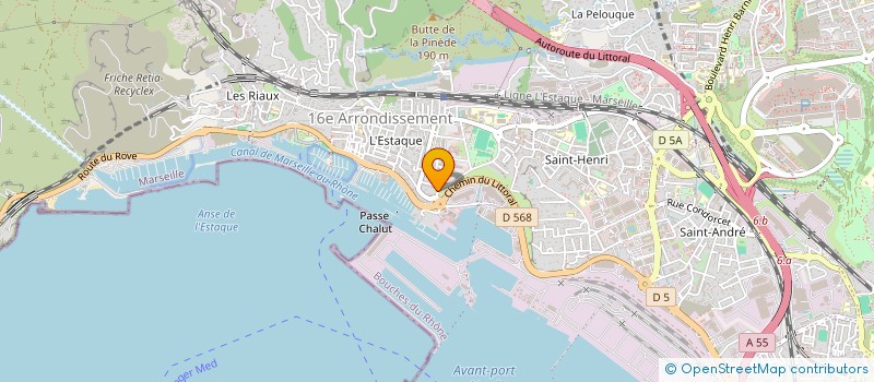 localisation de l'entreprise SCI LA GARANCE à MARSEILLE