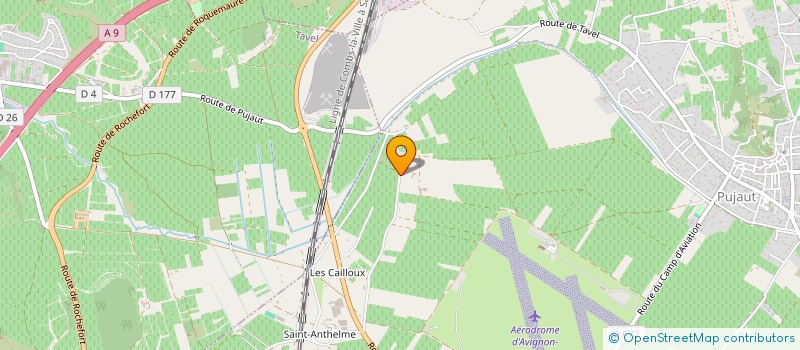 localisation de l'entreprise SCI LA GARANCE  PUJAUT