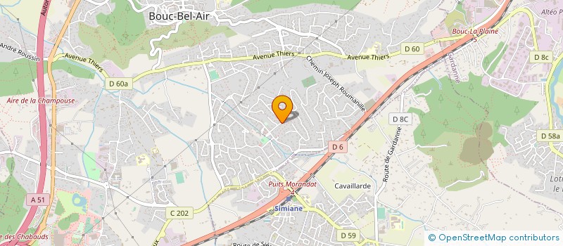 localisation de l'entreprise SCI LA GARCONNAIS à BOUC-BEL-AIR