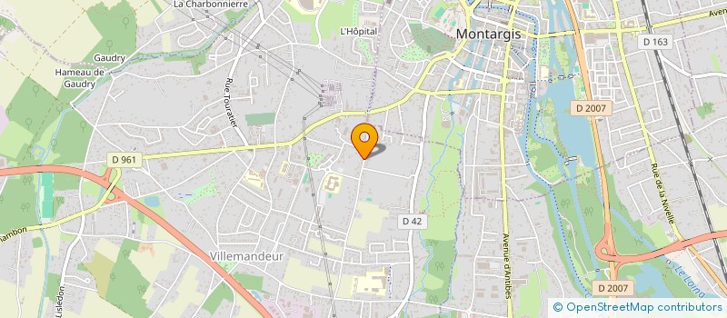 localisation de l'entreprise SCI LA GARCONNIERE à VILLEMANDEUR
