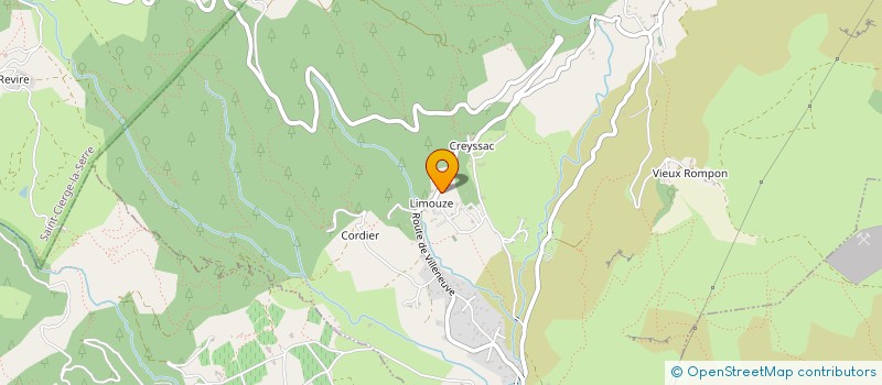 localisation de l'entreprise SCI LA GARDETTE  ROMPON