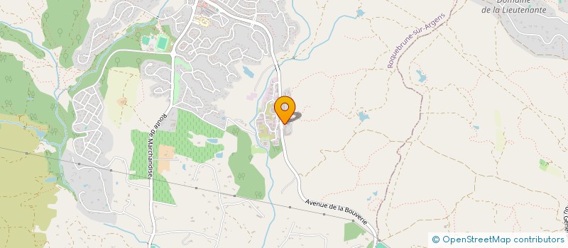 localisation de l'entreprise SCI LA GARDIETTE à ROQUEBRUNE-SUR-ARGENS