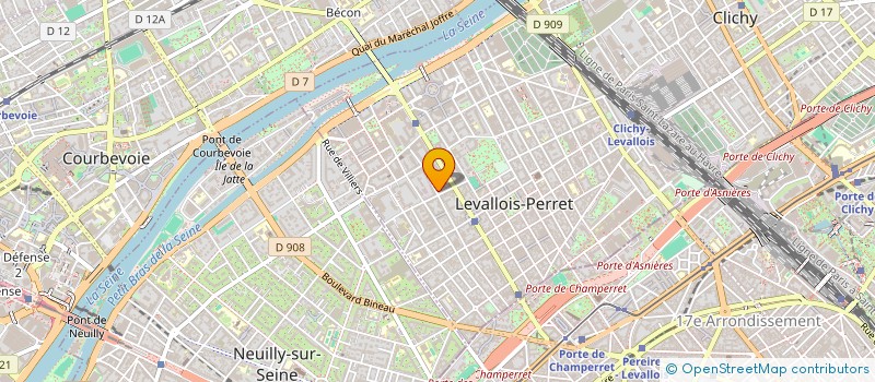localisation de l'entreprise SCI LA GARDIOLE à LEVALLOIS-PERRET
