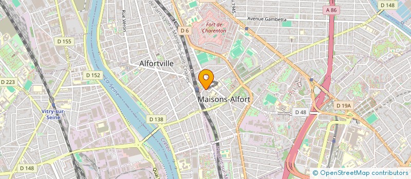 localisation de l'entreprise SCI LA GARE à MAISONS-ALFORT