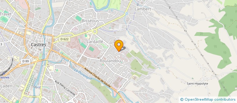 localisation de l'entreprise SCI LA GARE  CASTRES