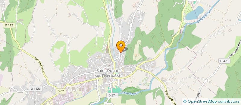 localisation de l'entreprise SCI LA GARE  SAINT-DONAT-SUR-L'HERBASSE